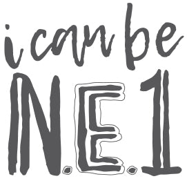 i can be n.e.1 logo